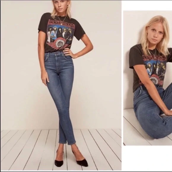 Reformation Catalina High & Skinny Jeans - 25 - Picture 4 of 12